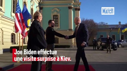 Joe Biden effectue une visite surprise à Kiev