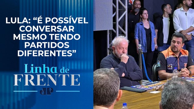 Em busca de soluções para as fortes chuvas, Lula se reúne com Tarcísio de Freitas e Felipe Augusto