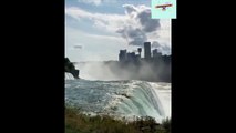 wallk through Niagara waterFall Canada