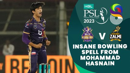 Insane Bowling Spell From Mohammad Hasnain | Quetta vs Peshawar | Match 9 | HBL PSL 8 | MI2T