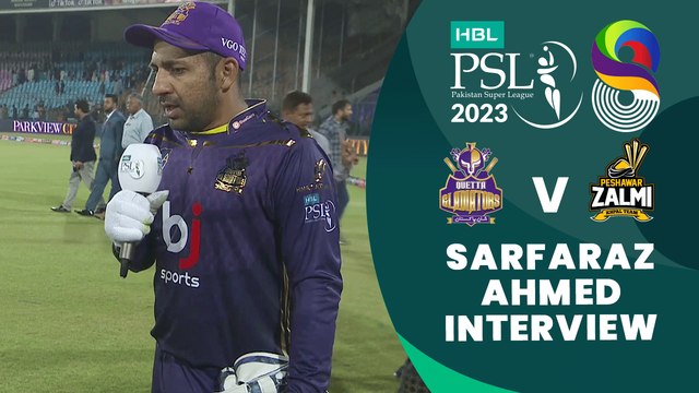 Sarfaraz Ahmed Interview | Quetta Gladiators vs Peshawar Zalmi | Match 9 | HBL PSL 8 | MI2T