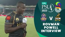 Rovman Powell Interview | Quetta Gladiators vs Peshawar Zalmi | Match 9 | HBL PSL 8 | MI2T