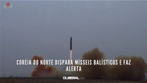 Coreia do Norte dispara mísseis balísticos e faz alerta