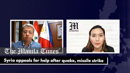 Syria appeals for help after quake, missile strike