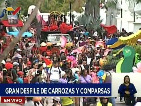 Caracas | Arranca el gran desfile de carrozas y comparsas desde el Paseo Los Próceres