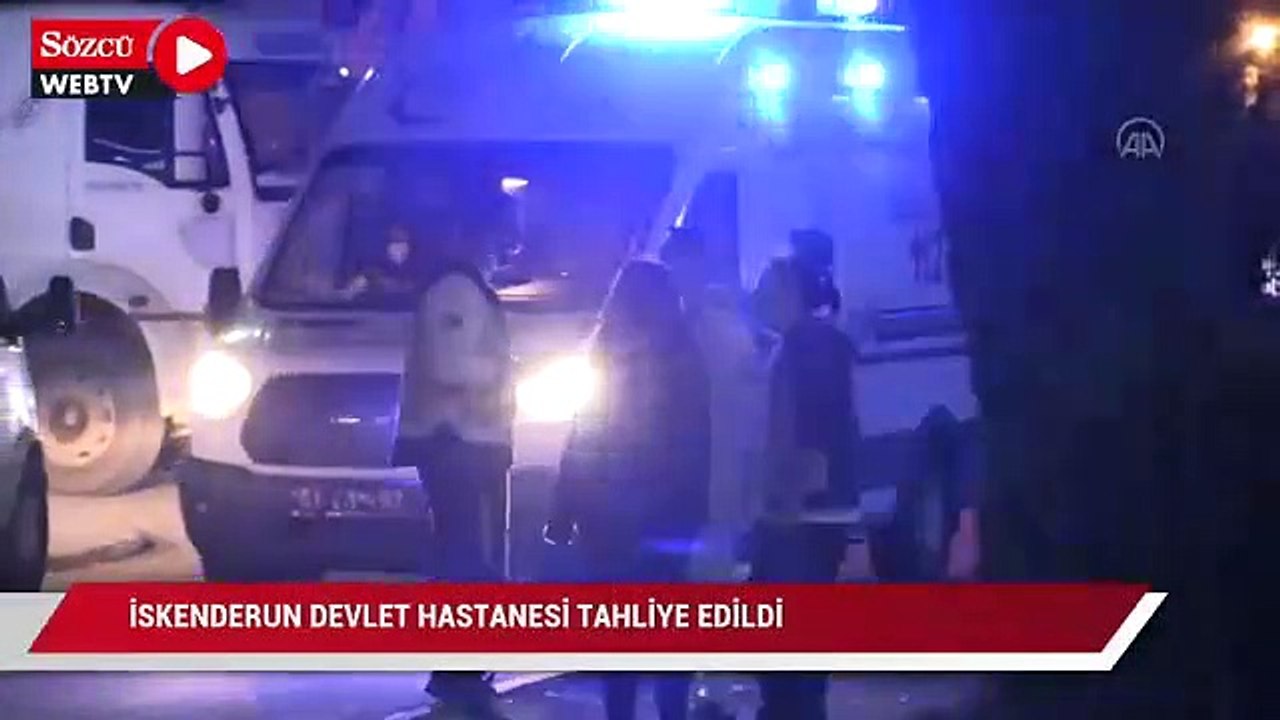 İskenderun Devlet Hastanesi tahliye edildi