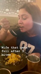 Wife get full after 3 bites #wife  #food #punjabi #chandigarh #family #life