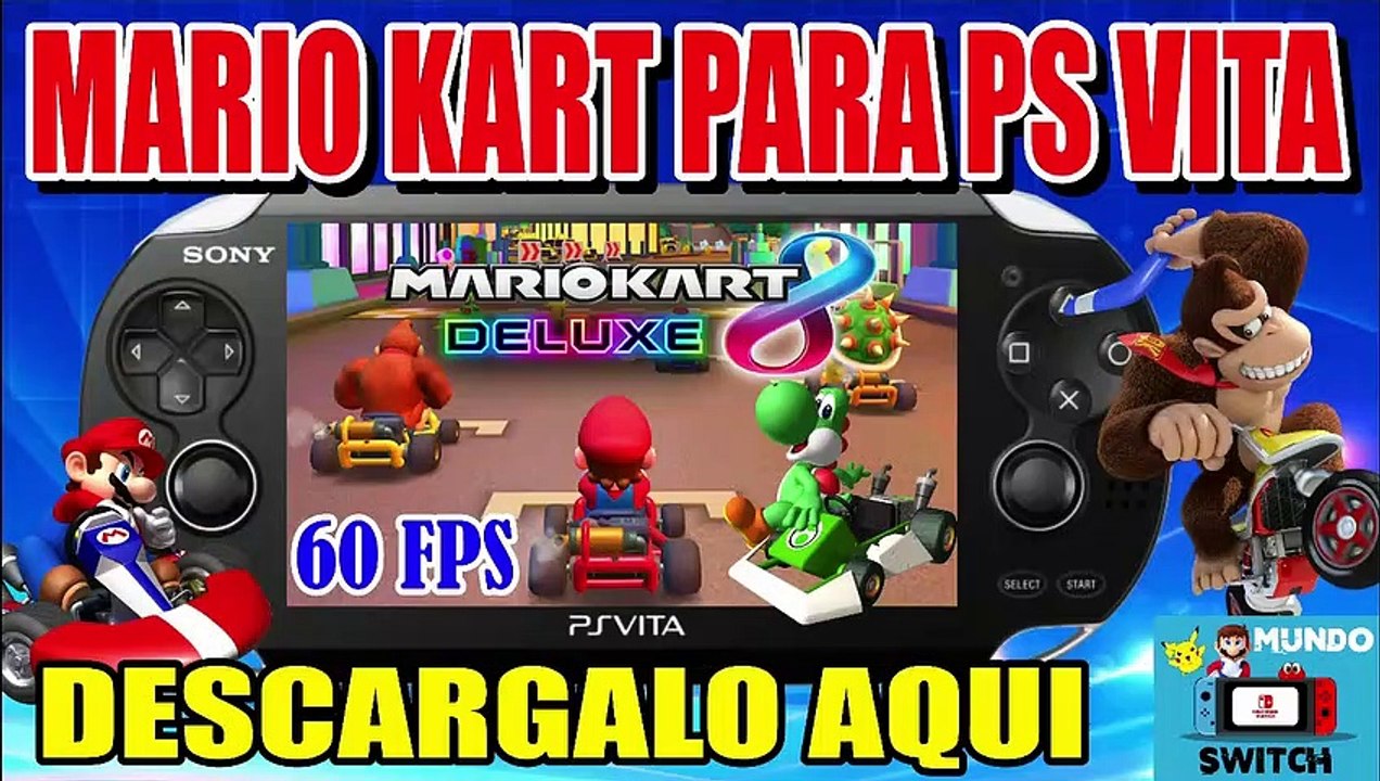 MARIO KART PARA PS VITA NATIVO FULL HD PORT