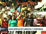 México, Vietnam, Cuba y Rusia participan en el Gran Desfile de Carrozas y Comparsas de Caracas