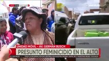 Hallan sin vida a una mujer en El Alto; Felcv indaga posible caso de feminicidio