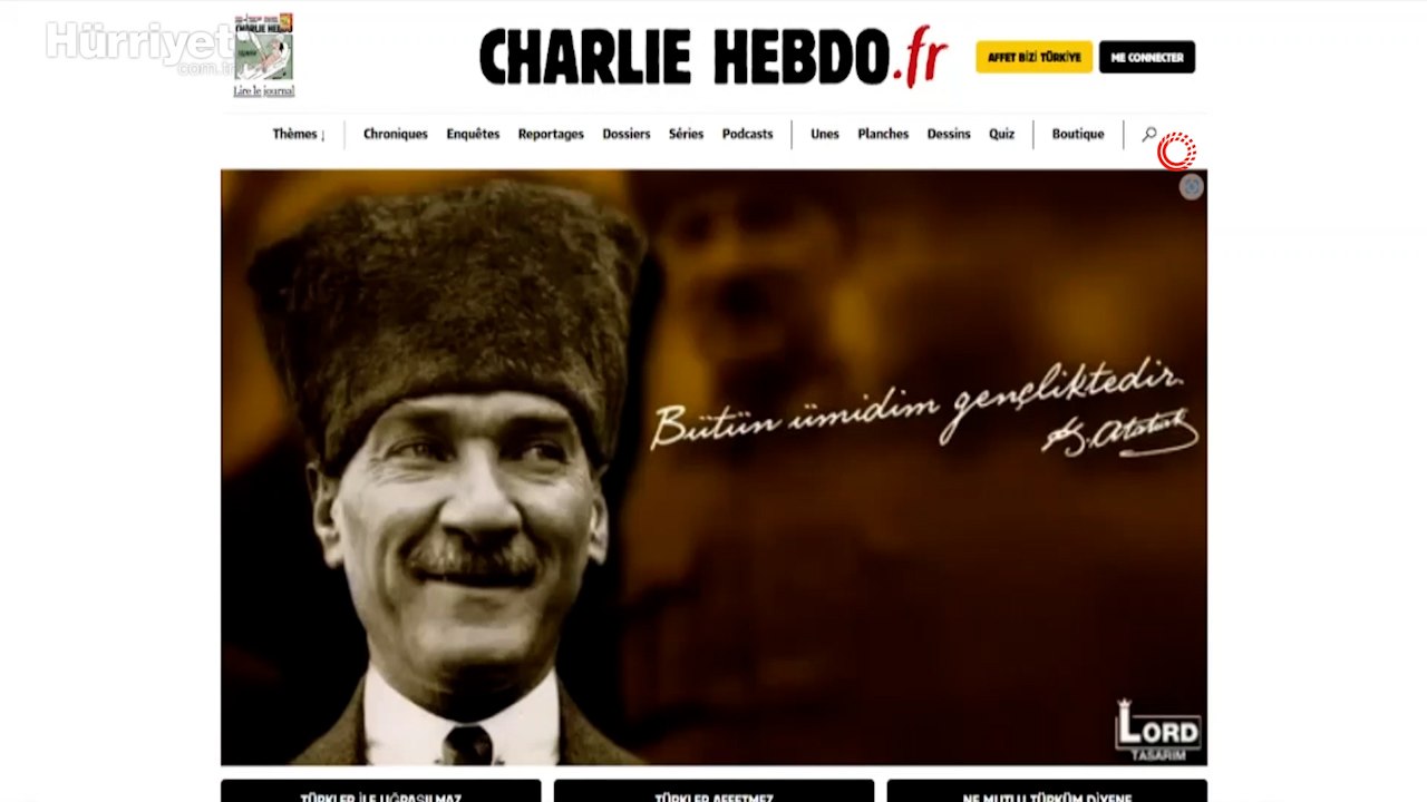 Türk hacker Charlie Hebdo’nun sitesini hackledi