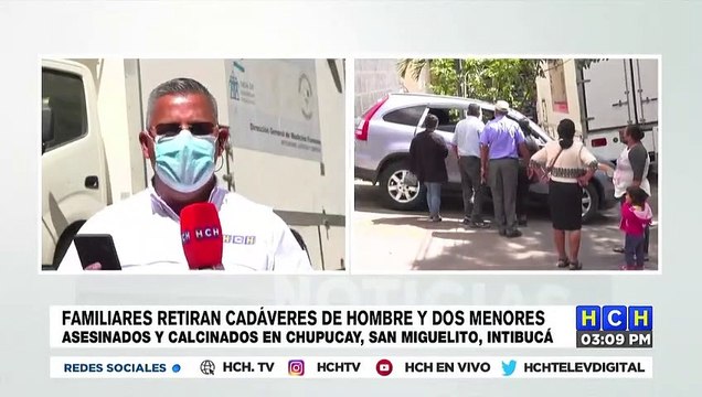 ¡Retiran de la morgue dos de los tres familiares masacrados en Intibucá!
