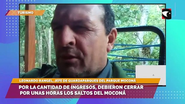 Por la cantidad de ingresos, debieron cerrar por unas horas Los Saltos del Moconá