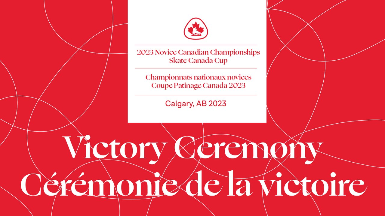 WOMEN & DANCE VICTORY CEREMONY - 2023 NOVICE CANADIAN CHAMPIONSHIPS / 2023 SKATE CANADA CUP (11)