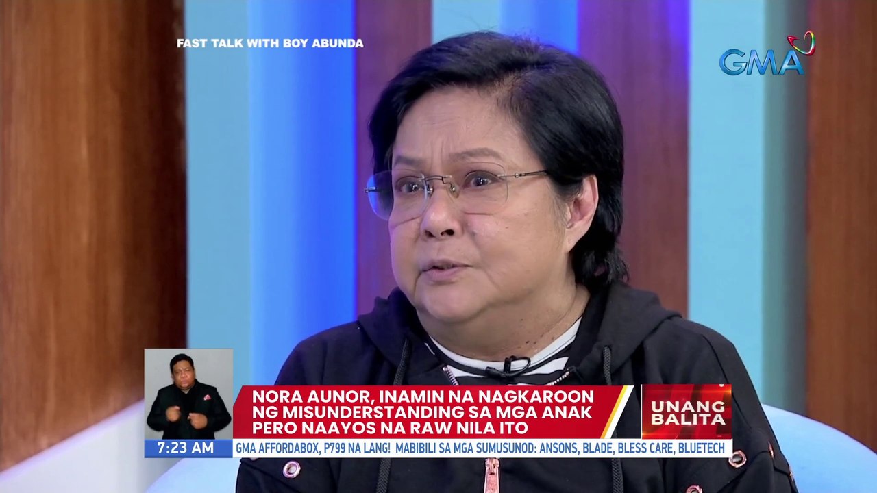 Nora Aunor, inamin na nagkaroon ng misundertanding sa mga anak pero naayos na raw nila ito | UB