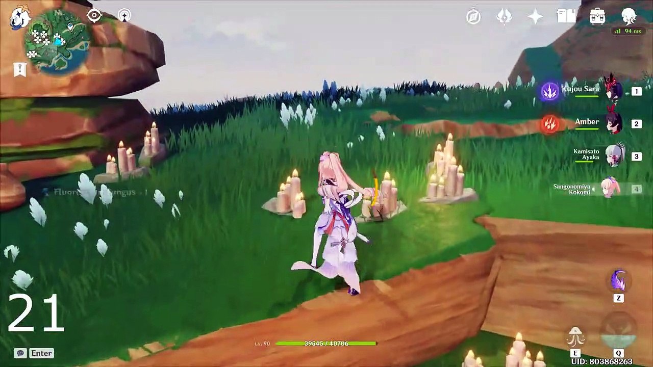 Genshin Impact | Fluorescent Fungus Farming Location and Route Guide