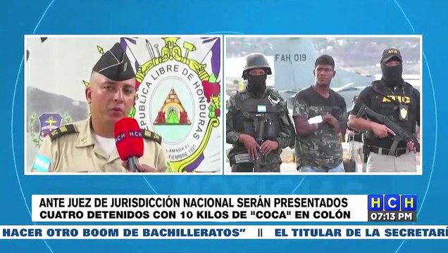 Llegan a la capital los cuatro capturados con paquetes de cocaína en la Barra del Río Esteban, Colón