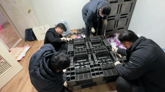 화물 운반대에 필로폰 50㎏ 숨겨 밀반입...3명 구속 / YTN