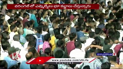 Revanth Reddy Word Attacks BRS MLAs In Public Meeting _ Hanamkonda _ V6 News (2)
