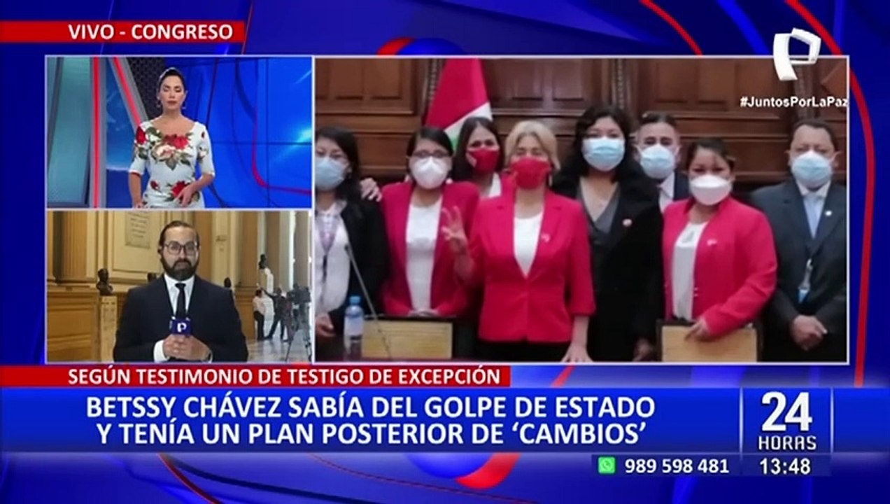 Congresistas se pronuncian sobre Betsy Chávez acerca del golpe de estado de Castillo