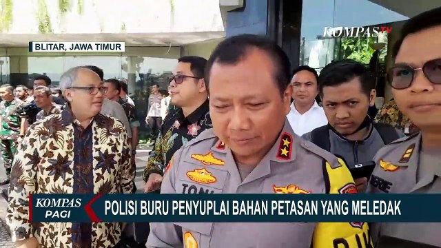 Tim Labfor DIterjunkan ke Lokasi Ledakan Bahan Petasan yang Menewaskan 4 Orang di Blitar