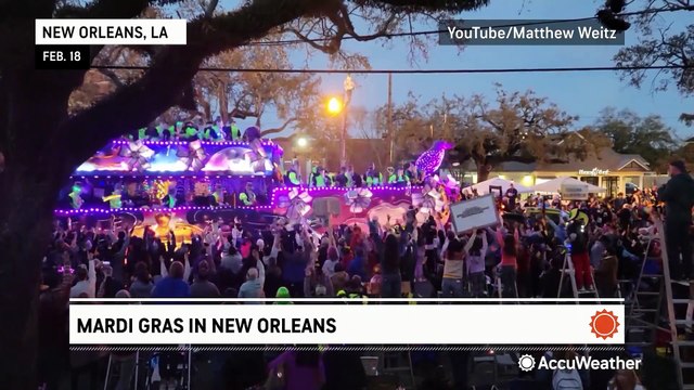 Weather stays cooperative for days of festive Mardi Gras events in New Orleans