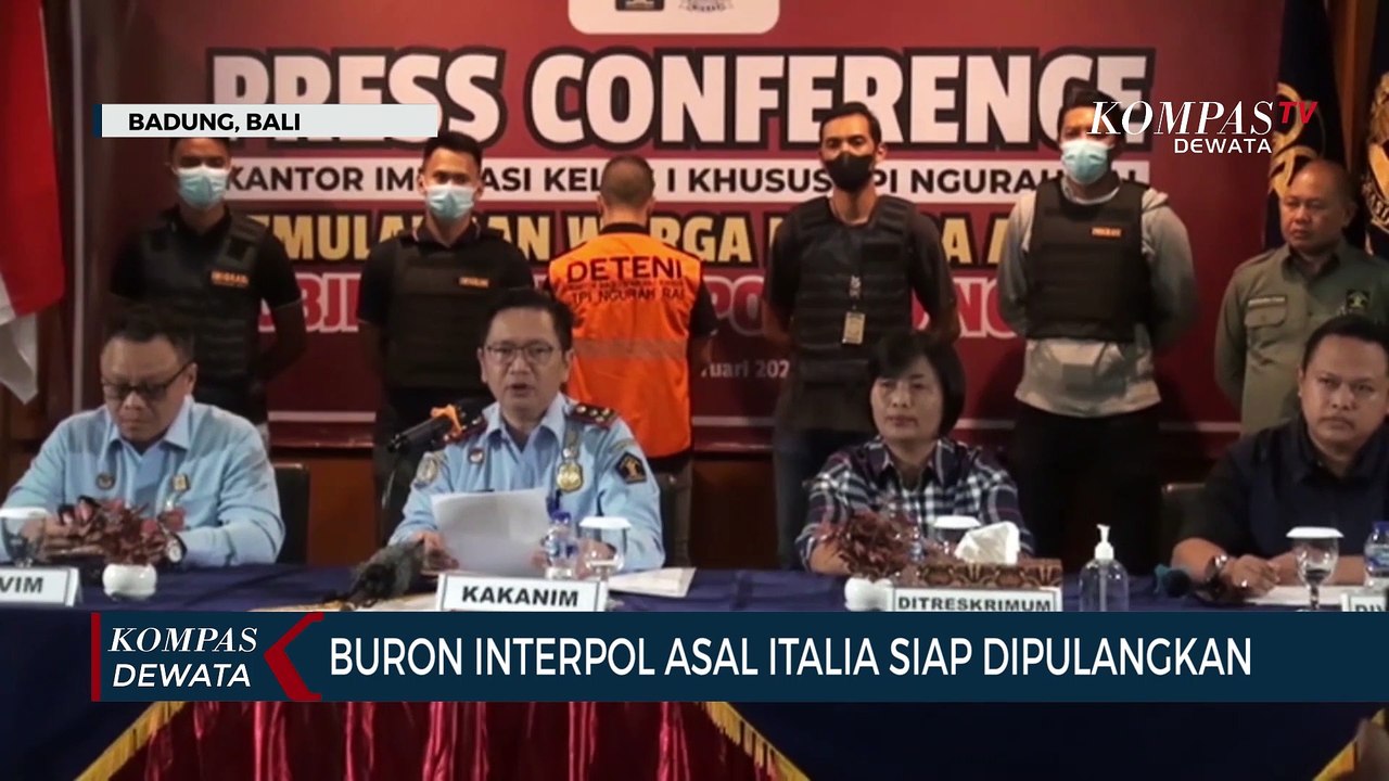 Buronan Interpol Asal Italia Siap Dipulangkan