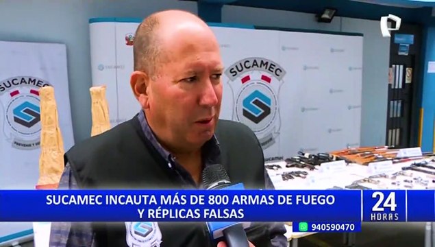 Sucamec incautó pirotécnicos usados como armas durante manifestaciones