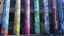 Street-art à Saint-André _ une seconde jeunesse pour la salle des fêtes