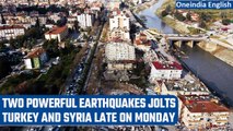 Turkey - Syria hit by two powerful earthquakes on Monday, 3 people lost lives | Oneindia News