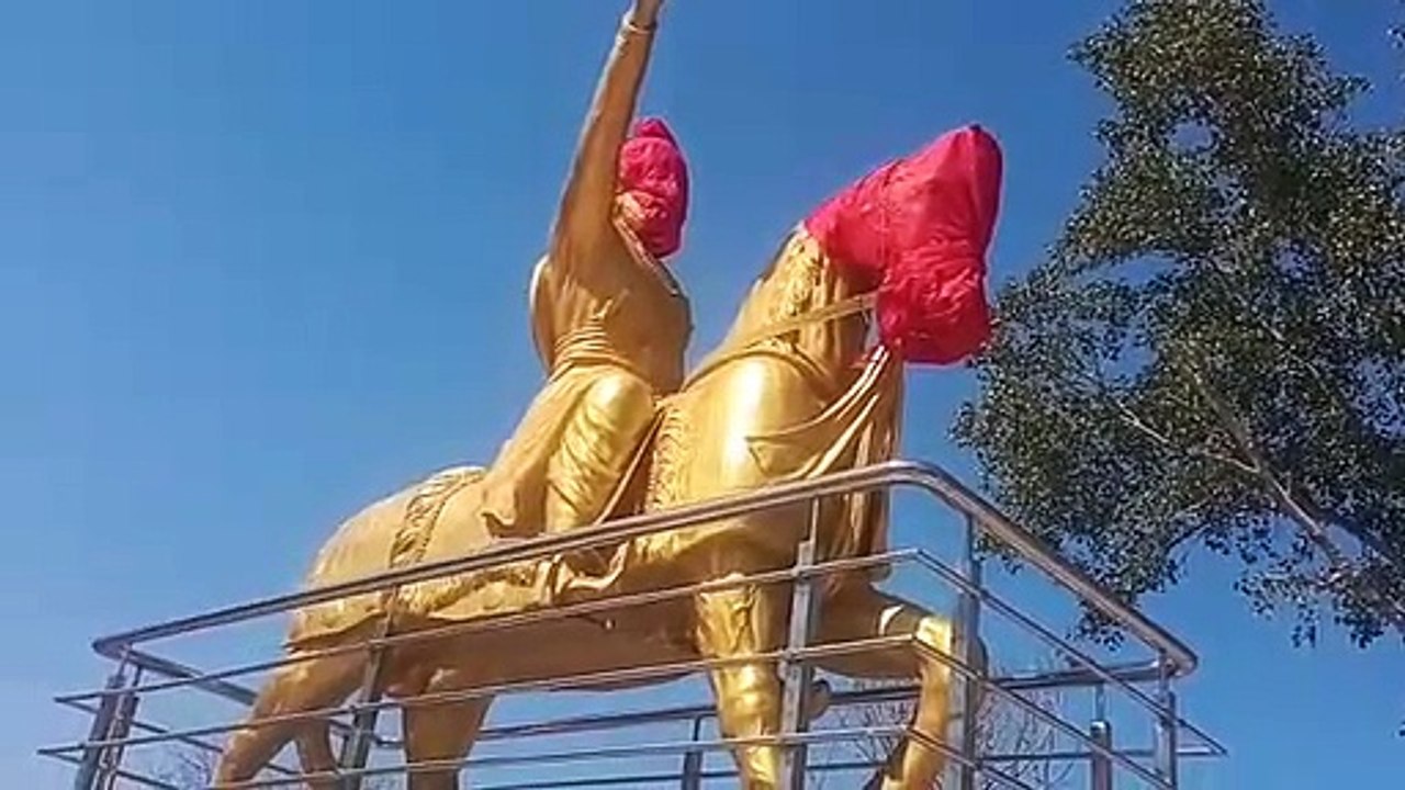अष्टधातु की साढ़े 8 फीट की जयपुर में तैयार हुई रुपसिंह महाराज की प्रतिमा का अनावरण करेंगे मुख्यमंत्री