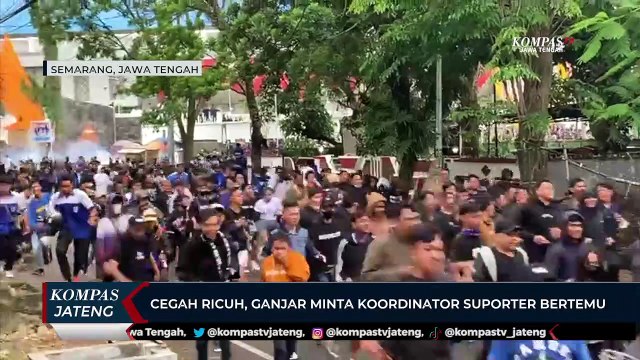 Cegah Ricuh, Ganjar Minta Koordinator Suporter PSIS Semarang dan Persis Solo Bertemu