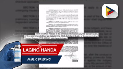 DOJ, pinapababaan ang piyansa ng mga mahihirap na akusado