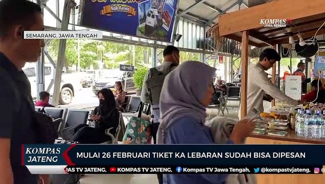 Mulai 26 Februari Tiket KA Lebaran Sudah Bisa Dipesan