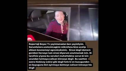 Beyaz TV muhabirinin yorumu Danla Bilic'i kızdırdı: Öğreneceksiniz