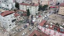2 büyük deprem sonrası Hatay havadan görüntülendi