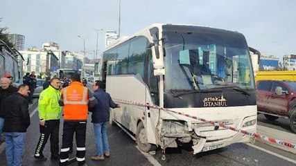 İstanbul'da zincirleme trafik kazası