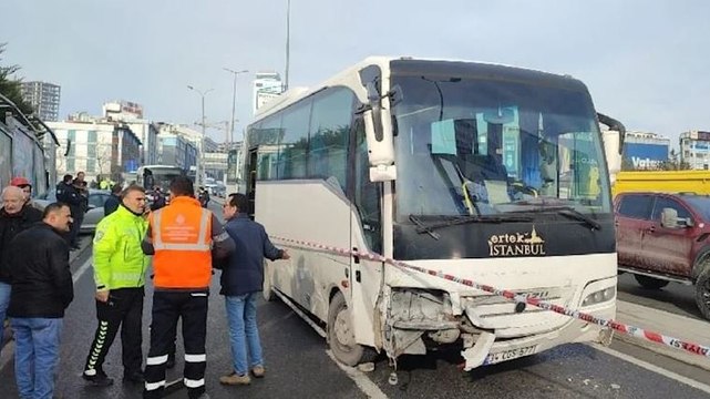 İstanbul'da zincirleme trafik kazası