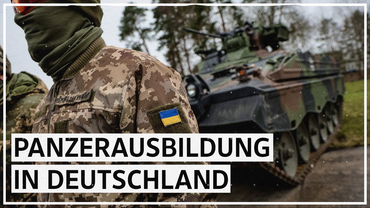 Panzer-Ausbildung: ukrainische Soldaten trainieren in Deutschland