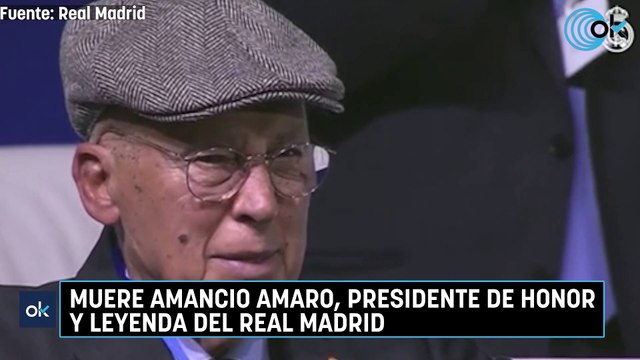 Muere Amancio Amaro, presidente de honor y leyenda del Real Madrid