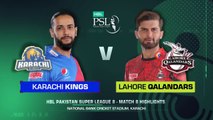 Full Highlights _ Karachi Kings vs Lahore Qalandars _ Match 8 _ HBL PSL 8 _ MI2T