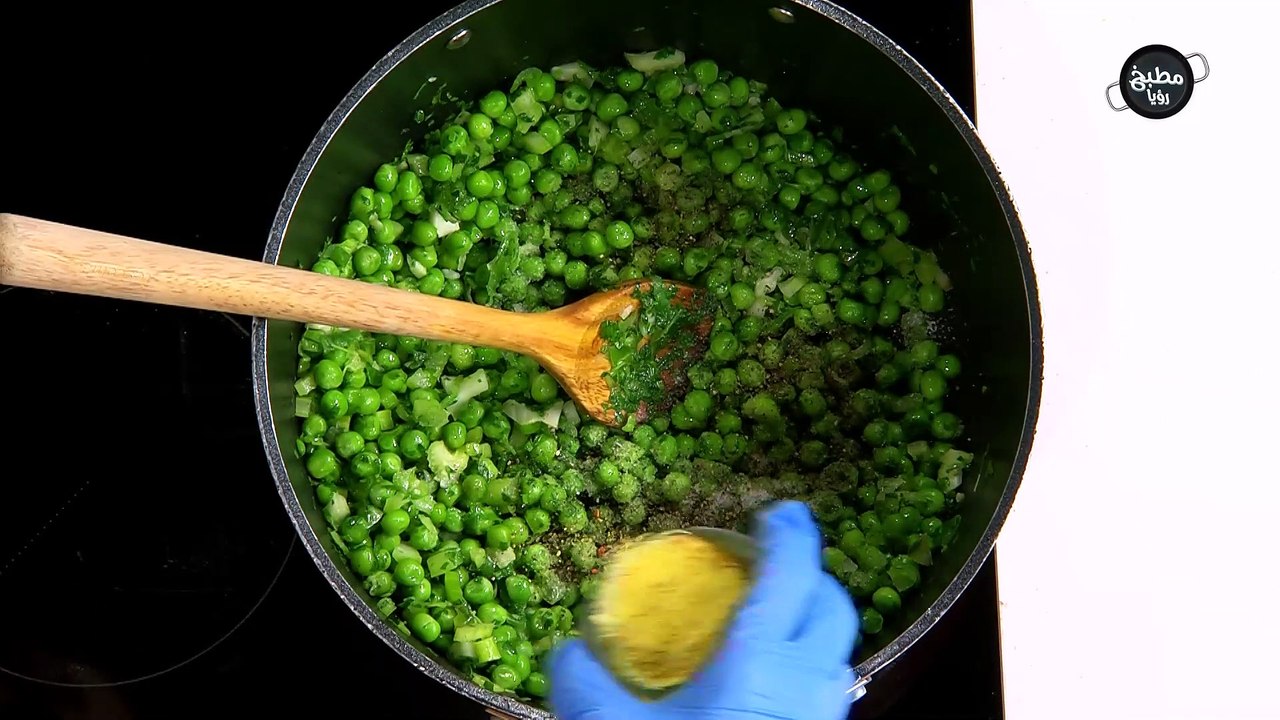 شوربه بازيلاء كريمية