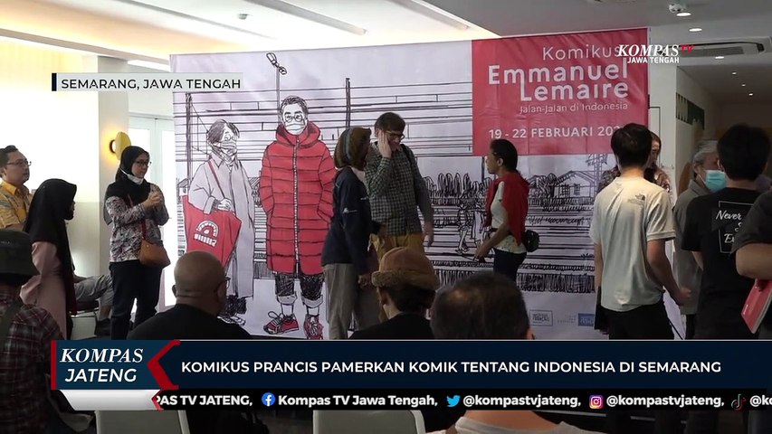 Komikus Prancis Pamerkan Komik Tentang Indonesia di Semarang