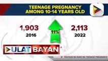 Bilang ng mga nasa edad 10-14 na nabubuntis, tumaas, ayon sa PSA