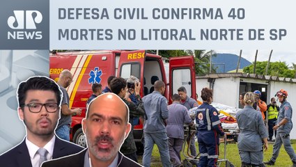 Download Video: Schelp e Kobayashi analisam ações das equipes de resgate no litoral norte