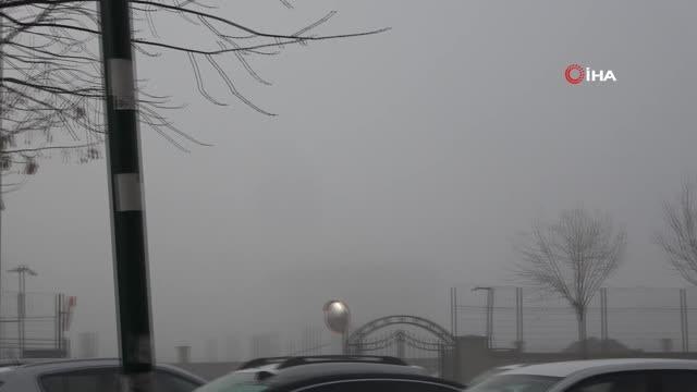 Diyarbakır güne yoğun sisle uyandı