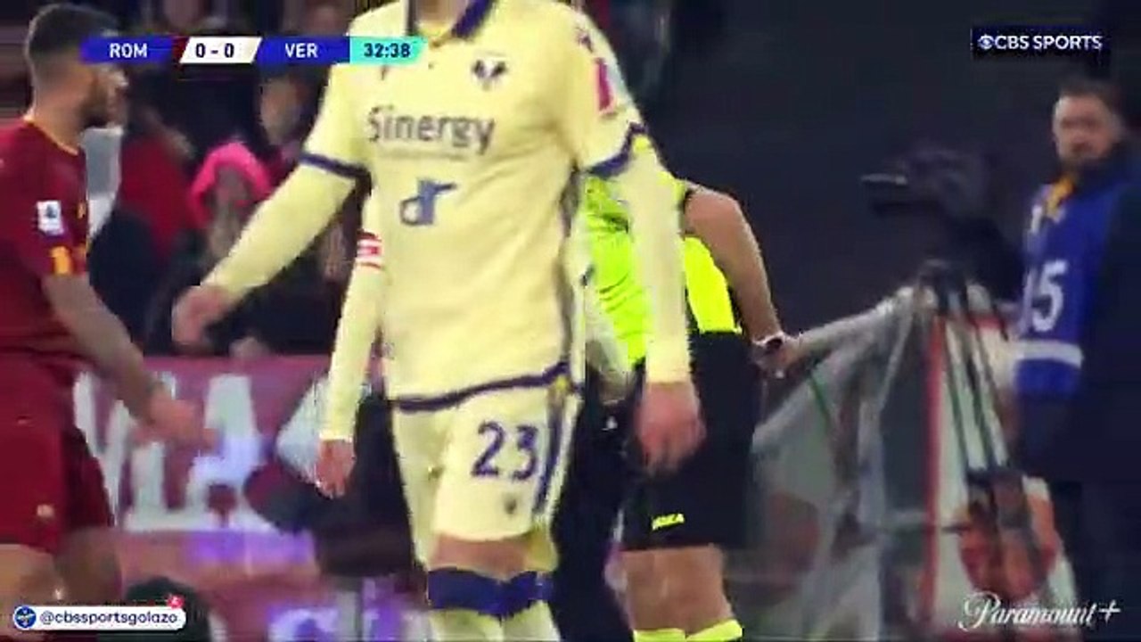 Roma 1-0 Hellas Verona Match Highlights & Goal