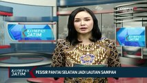 Pengunjung Pantai Pancer Jember Keluhkan Bau Tak Sedap dari Tumpukan Sampah