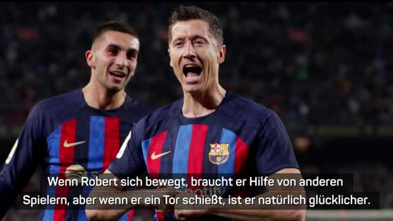 Xavi lobt Lewy: 'Ein wichtiger Teil des Spiels'