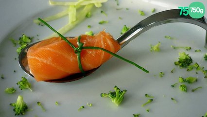 Roulé au saumon et banane